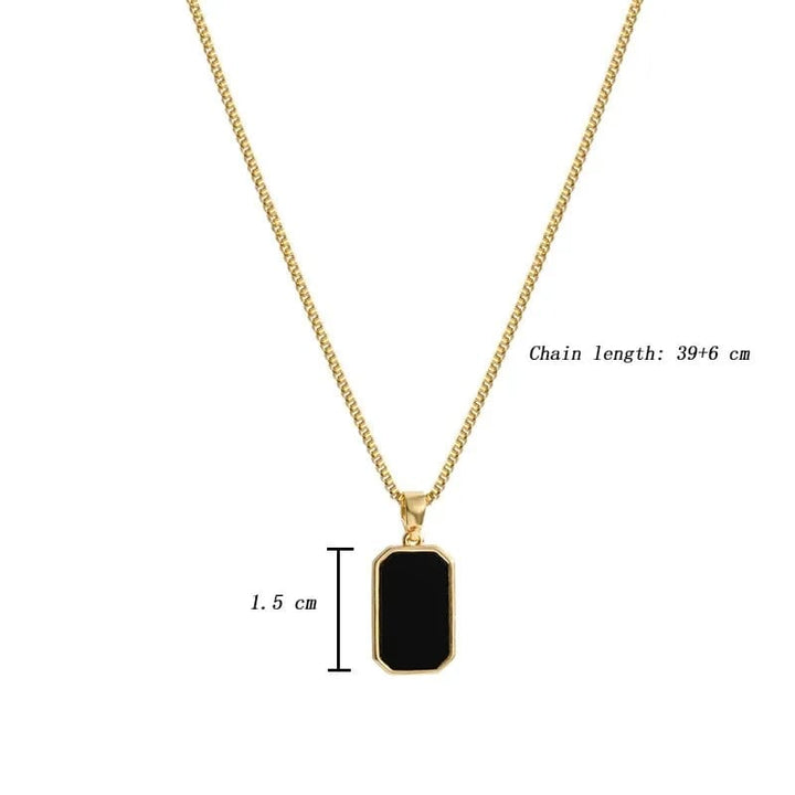 Painted Rectangle Pendant - All-In-One Store