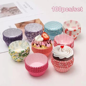 Paper Cupcake Cups (Pack of 100) - All-In-One Store