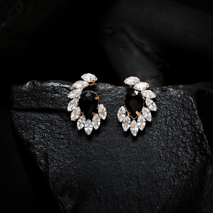 Pear Diamond Shape Earrings (CR-15) - All-In-One Store