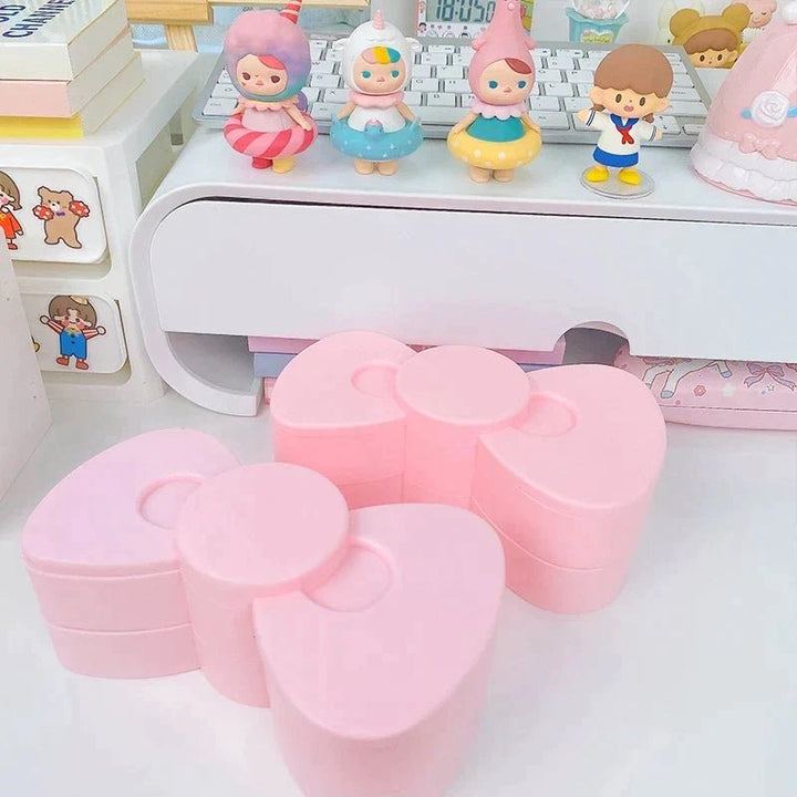 Pink Bow- Storage Box - All-In-One Store