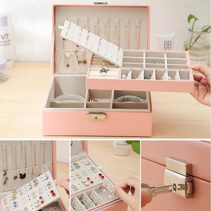 PU Leather Jewellery Organizer - All-In-One Store