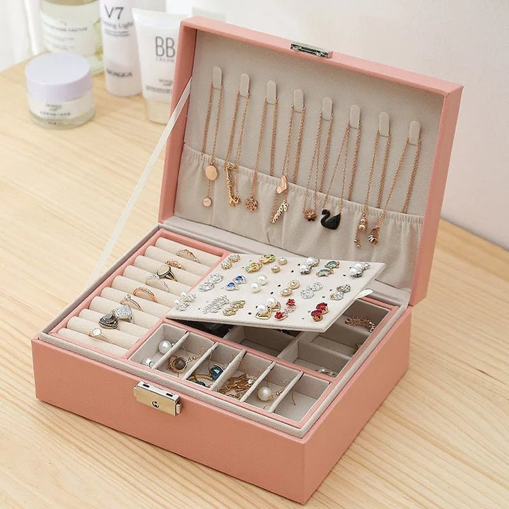 PU Leather Jewellery Organizer - All-In-One Store