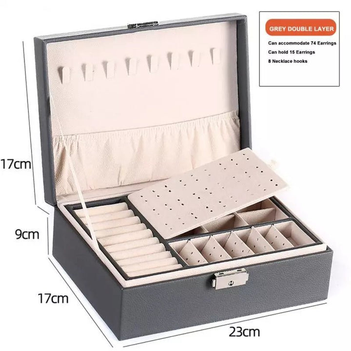 PU Leather Jewellery Organizer - All-In-One Store