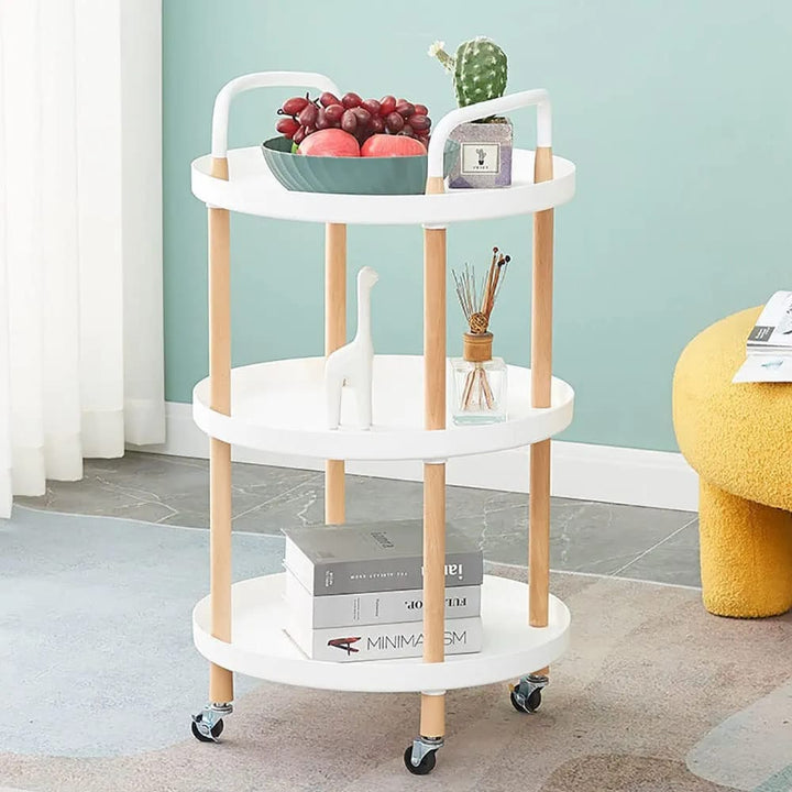 Round Style Organizer Trolley - All-In-One Store