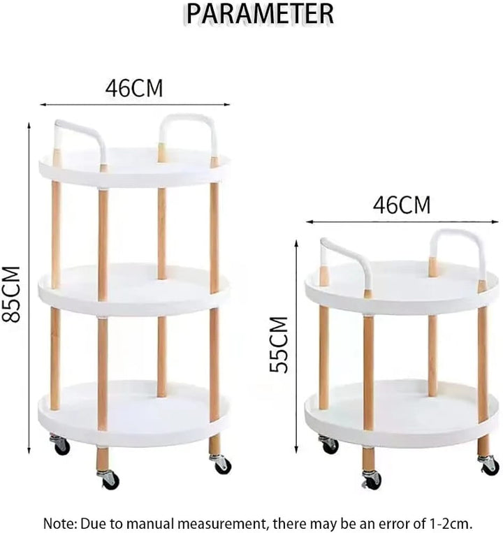 Round Style Organizer Trolley - All-In-One Store