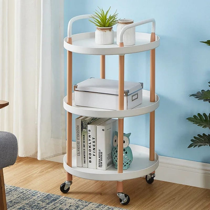 Round Style Organizer Trolley - All-In-One Store