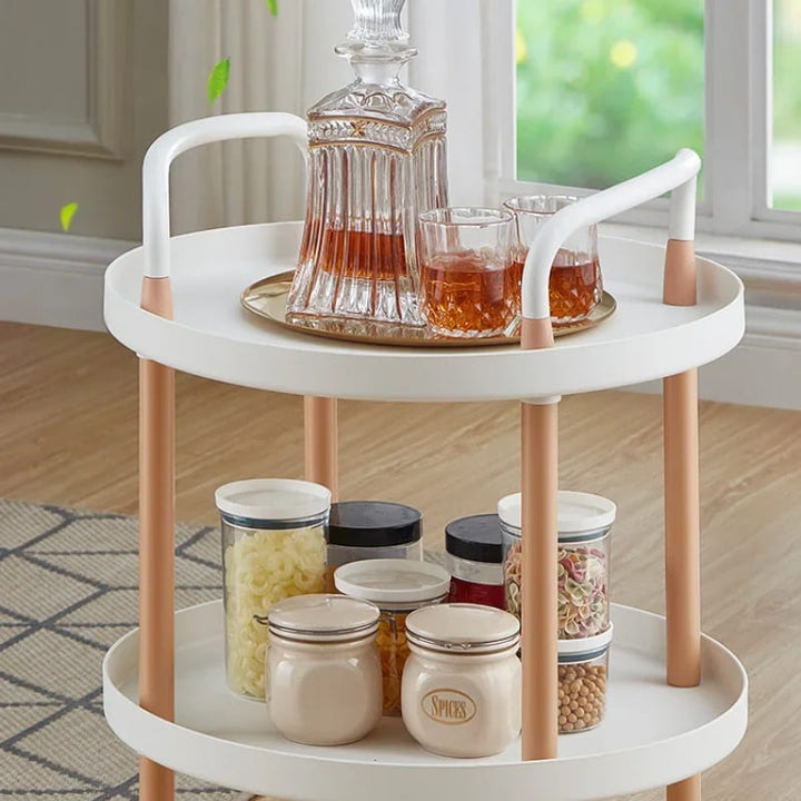 Round Style Organizer Trolley - All-In-One Store