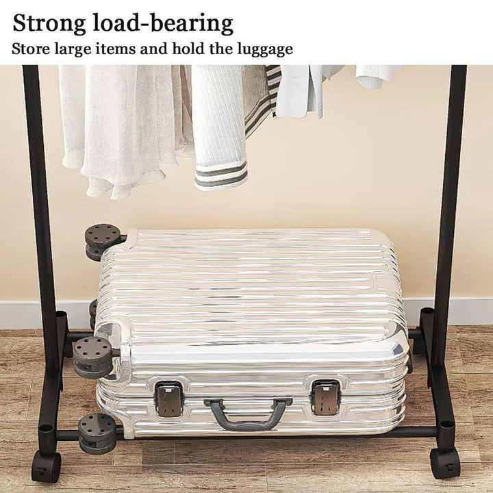 Single Pole Telescopic Clothes Rack - All-In-One Store