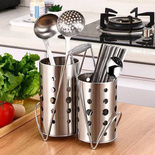 Stainless Steel Cutlery Holders with Comfort Handle - All-In-One Store