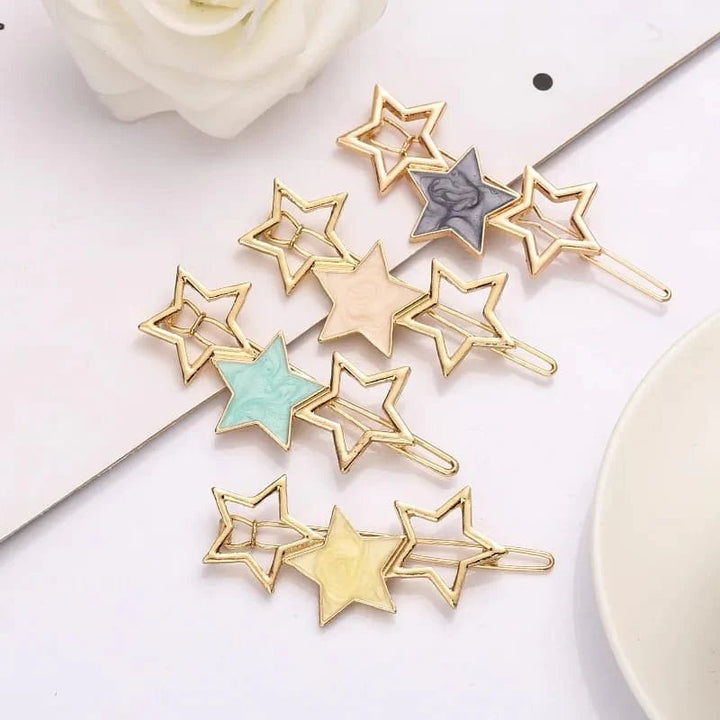 Star & Round Metal Hairpins - All-In-One Store