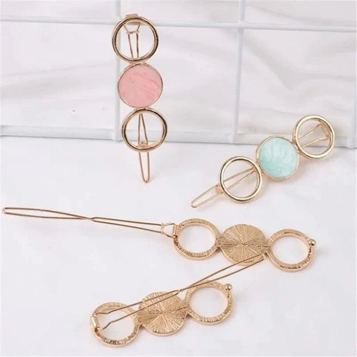 Star & Round Metal Hairpins - All-In-One Store