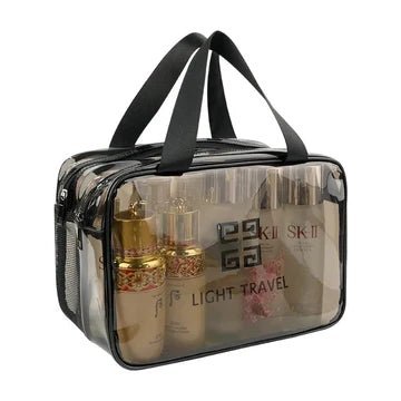 Stylish Dual-Zip Cosmetic Storage Bag - All-In-One Store