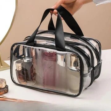 Stylish Dual-Zip Cosmetic Storage Bag - All-In-One Store