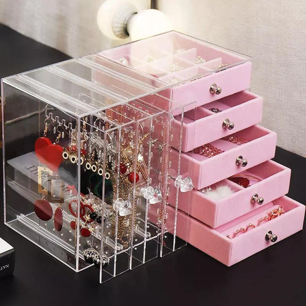 Transparent Acrylic Jewellery Organizer - All-In-One Store