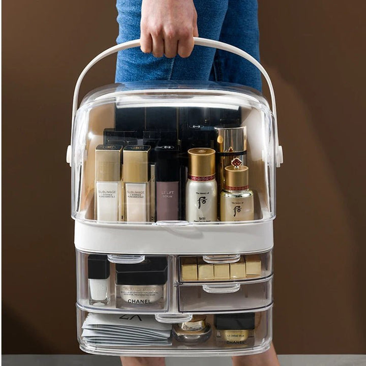 Transparent Cosmetics Storage Box - All-In-One Store