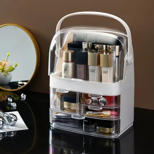 Transparent Cosmetics Storage Box - All-In-One Store