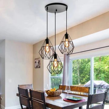 Triple Cage Pendant Lamp - All-In-One Store