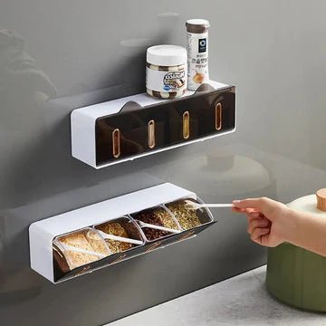 Wall Mounted Spice Storage Rack - All-In-One Store