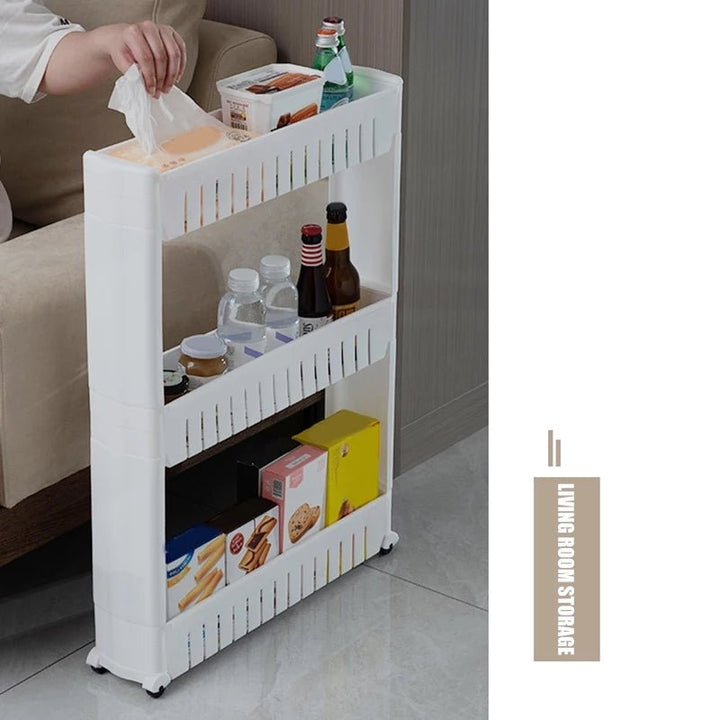 White 3 layers trolley - All-In-One Store